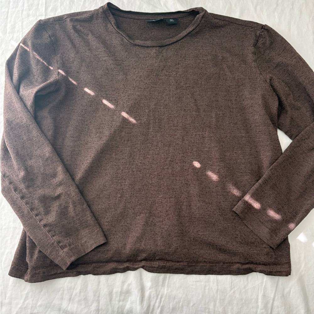 Boss Dark Brown Long Sleeve Tee